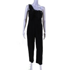 MSGM Womens Tuta Jumpsuit Black Size 14 13672713